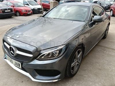 Usado Mercedes C220 AMG line 170 CV (125 kW) 2016 Gris / plata Coupe