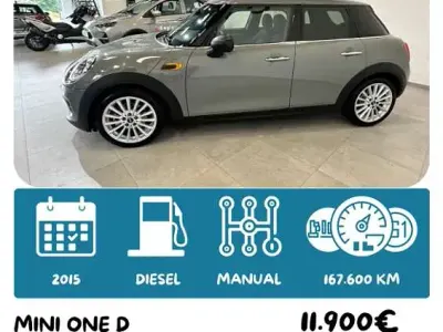 Usado Mini One D 95 CV (69 kW) 2015 Gris Utilitario