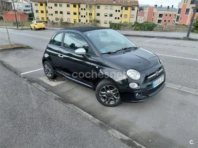 Usado Fiat 500C S 69 CV (50 kW) 2015 Negro Descapotable