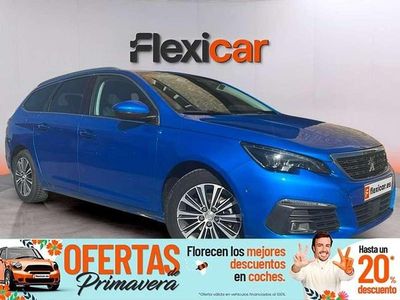 Usado Peugeot 308 SW Allure 131 CV (96 kW) 2020 Azul Familiar