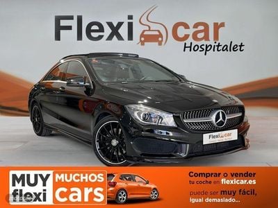 Usado Mercedes CLA220 AMG line 170 CV (125 kW) 2016 Negro Berlina