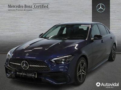 Usado Mercedes C200 AMG line 163 CV (119 kW) 2025 Azul sodalita