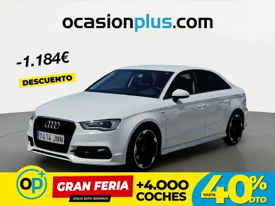 Usado Audi A3 S-Line 110 CV (80 kW) 2016 Blanco Berlina