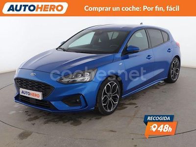 Azul Usado 2019 Ford Focus ST-Line Berlina | 15.499 € (Precio justo)