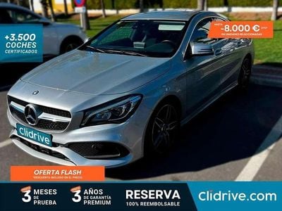 Usado Mercedes CLA200 136 CV (100 kW) 2017 Gris Coupe
