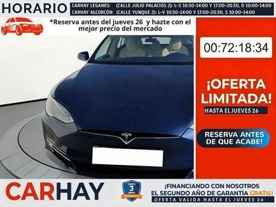 Usado Tesla Model S 450 kW (613 CV) 2018 Azul Utilitario