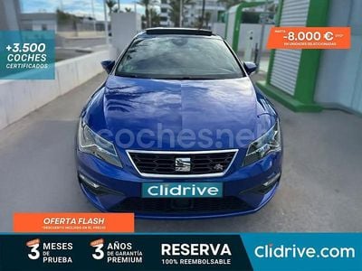 Azul Usado 2019 Seat Leon FR Familiar | 15.790 € (Precio justo)