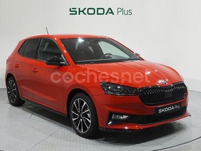 Ny Skoda Fabia Monte Carlo 115 HK (84 kW) 2025 Rød Sedan