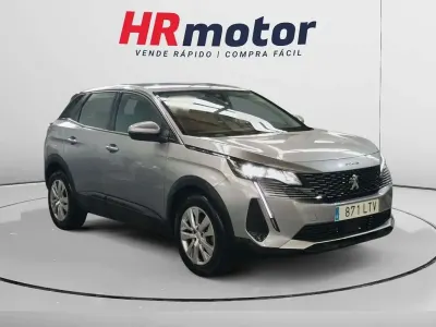 Usado Peugeot 3008 Active 131 CV (96 kW) 2021 Gris SUV