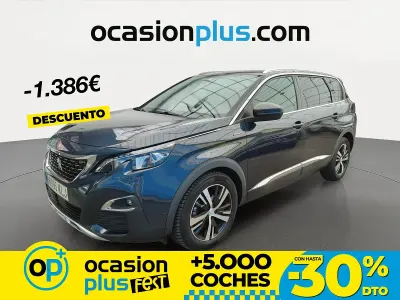 Usado Peugeot 5008 GT-line 130 CV (95 kW) 2018 Azul SUV