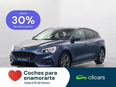 Usado Ford Focus Trend+ 125 CV (91 kW) 2019 Azul Berlina