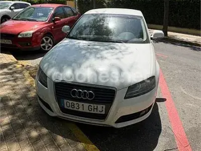 Usado Audi A3 Ambiente 105 CV (77 kW) 2008 Blanco Utilitario