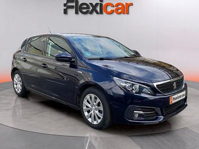 Usado Peugeot 308 Style 131 CV (96 kW) 2019 Azul Utilitario