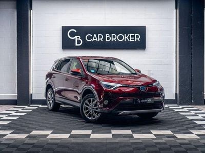 Usado Toyota RAV4 Hybrid Advance 197 CV (144 kW) 2017 Granate SUV
