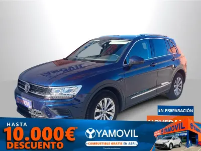 Käytetty VW Tiguan Advance 150 HP (110 kW) 2018 Sininen Katumaasturi