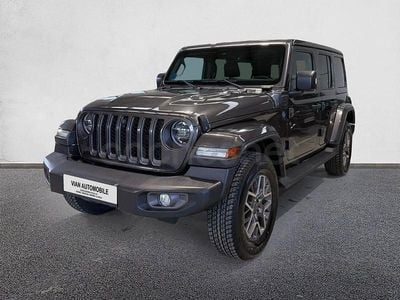 Usado Jeep Wrangler Sahara 381 CV (280 kW) 2021 Gris / plata SUV