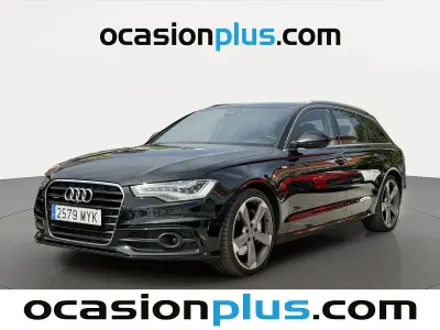 Usado Audi A6 S-Line 313 CV (230 kW) 2013 Negro Familiar