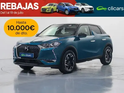 Usado DS Automobiles DS3 Crossback So Chic 100 CV (73 kW) 2020 Azul SUV