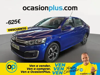 Usado Citroën C-Elysee I PureTech 82 CV (60 kW) 2017 Azul Berlina