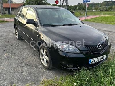 Usado Mazda 3 Active 110 CV (80 kW) 2005 Negro Berlina