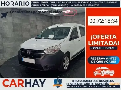 Usado Dacia Dokker Ambiance 102 CV (75 kW) 2019 Blanco Monovolumen