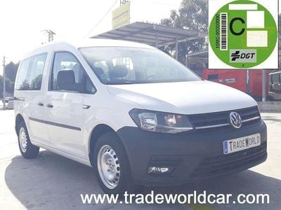 Usado VW Caddy 102 CV (75 kW) 2020 Blanco Monovolumen