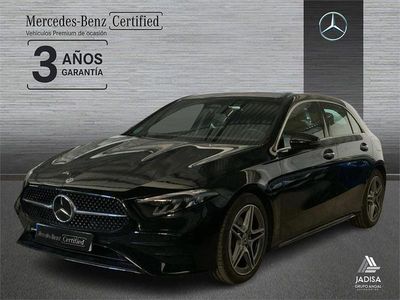 Usado Mercedes A200 AMG line 150 CV (110 kW) 2024 Negro Berlina