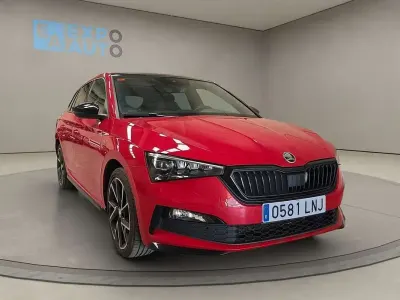 Usado Skoda Scala Monte Carlo 150 CV (110 kW) 2021 Rojo Utilitario