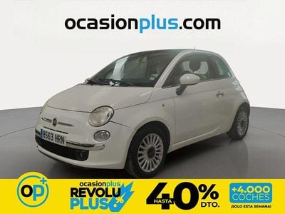 Usado Fiat 500 Lounge 69 CV (50 kW) 2013 Blanco Utilitario