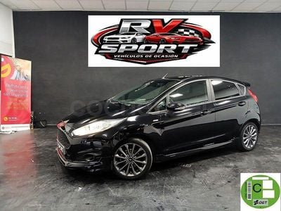Usado Ford Fiesta ST-Line 100 CV (73 kW) 2016 Negro Berlina