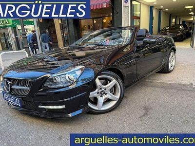 Usado Mercedes SLK350 306 CV (225 kW) 2013 Negro Descapotable