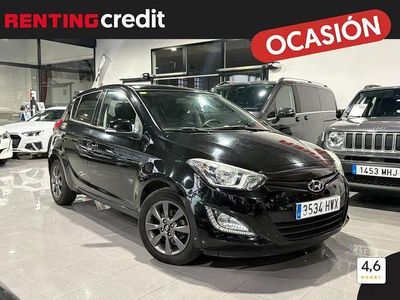 Usado Hyundai i20 75 CV (55 kW) 2014 Negro Utilitario