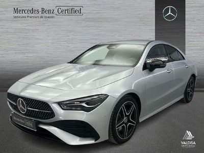 Plata hightech Usado 2025 Mercedes CLA220 AMG line Berlina | 41.500 € (Precio justo)