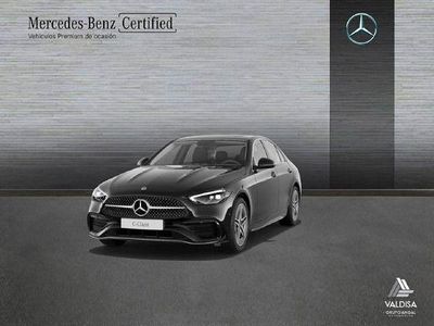 Usado Mercedes C220 200 CV (147 kW) 2022 Negro obsidiana