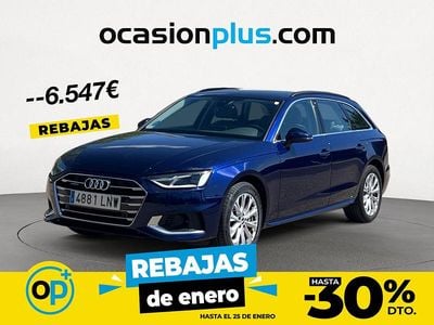 Azul Usado 2021 Audi A4 Advanced Plus Familiar | 26.650 € (Precio justo)