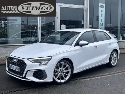 Usado Audi A3 Sportback S-Line 150 CV (110 kW) 2021 Blanco Utilitario