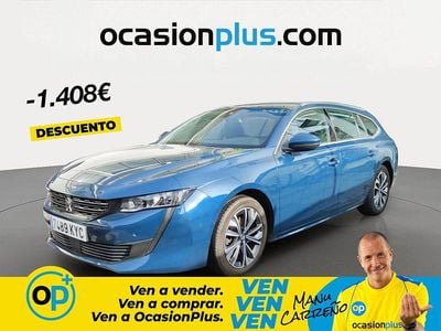 Usado Peugeot 508 Allure 130 CV (95 kW) 2019 Azul Berlina