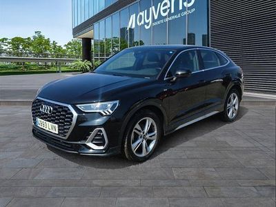 Usado Audi Q3 S-Line 150 CV (110 kW) 2021 Negro SUV