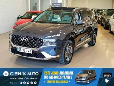 Usado Hyundai Santa Fe Style 265 CV (194 kW) 2021 Gris / plata SUV
