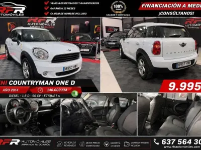 Usado Mini Cooper D Countryman 111 CV (81 kW) 2014 Blanco SUV