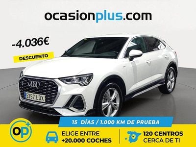Usado Audi Q3 S-Line 190 CV (139 kW) 2020 Blanco SUV