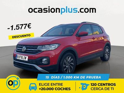 Rojo Usado 2020 VW T-Cross Advance SUV | 17.350 € (Precio justo)