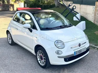 Usado Fiat 500C Lounge 69 CV (50 kW) 2012 Blanco Descapotable