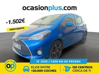Usado Toyota Yaris Active 99 CV (72 kW) 2016 Azul Utilitario
