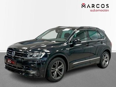 Negro Usado 2020 VW Tiguan R-line SUV | 28.900 € (Precio justo)