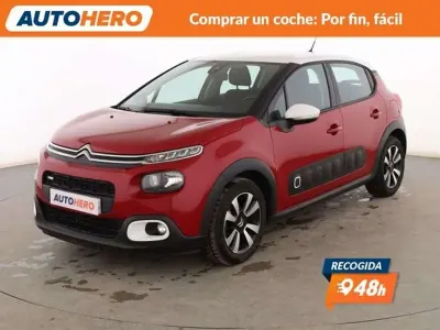 Usado Citroën C3 Feel 110 CV (80 kW) 2017 Rojo Berlina