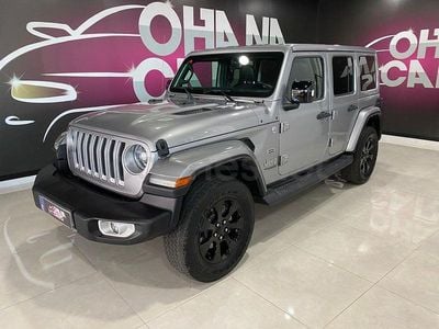 Usado Jeep Wrangler Unlimited Sahara 200 CV (147 kW) 2019 Gris / plata SUV