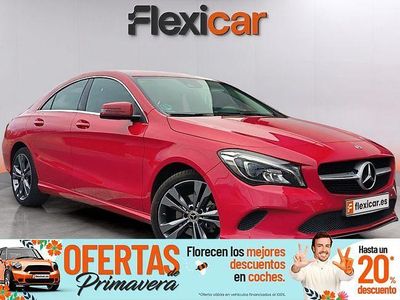 Usado Mercedes CLA200 136 CV (100 kW) 2018 Rojo Berlina