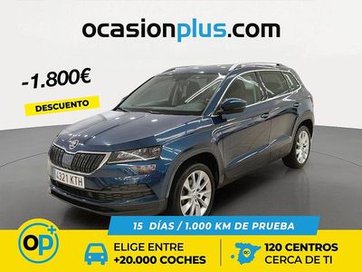 Usado Skoda Karoq Ambition 150 CV (110 kW) 2019 Azul SUV