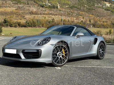 Usado Porsche 911 Turbo S Cabriolet 580 CV (426 kW) 2018 Gris / plata Descapotable